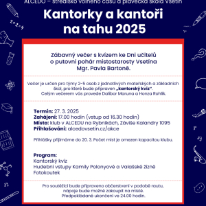 Kantorky a kantoři na tahu 2025