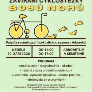 Zavírání cyklostezky BOSÚ NOHÚ