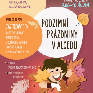Podzimní prázdniny - ČTVRTEK